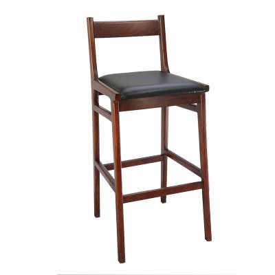 Wholesale wooden factory high chair for bar table