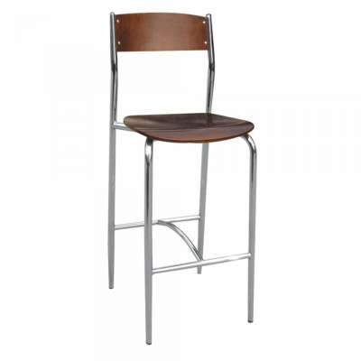 2020 modern high chair for cafe chrome bar chairs